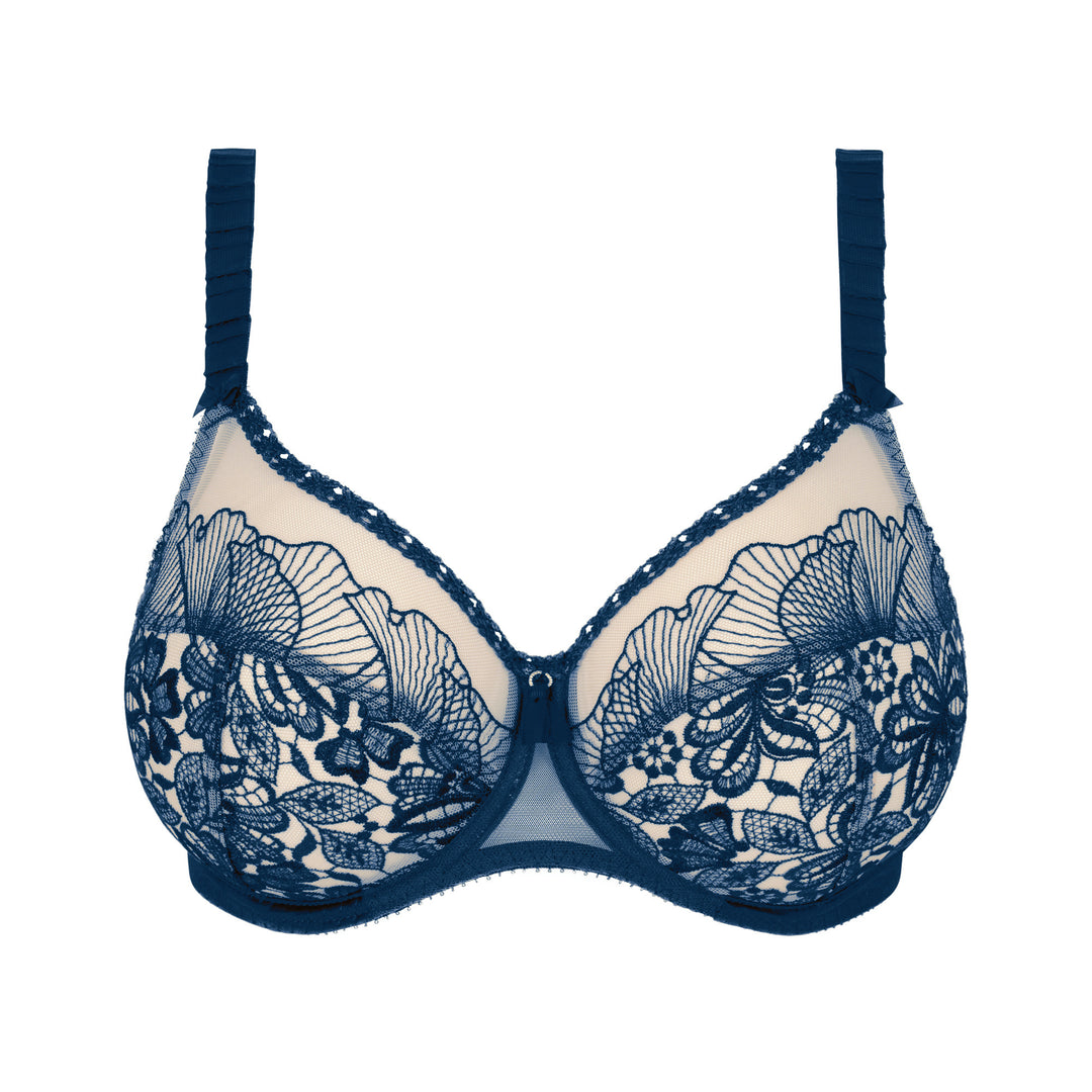 Soutien-gorge Agathe emboitant Blue berry Vibes