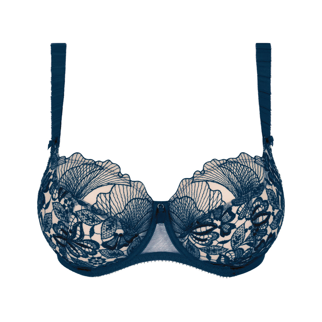 Soutien-gorge Agathe corbeille Blueberry vibes