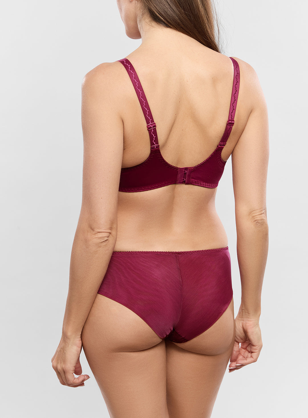 Soutien-gorge emboitant Cléa Grenat