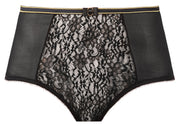 Slip haut noir Allure