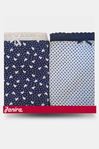 Culotte haute coton vendu par 2 coquettes
