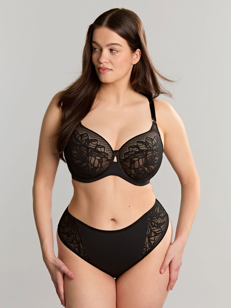 Soutien-gorge emboitant noir Sophia