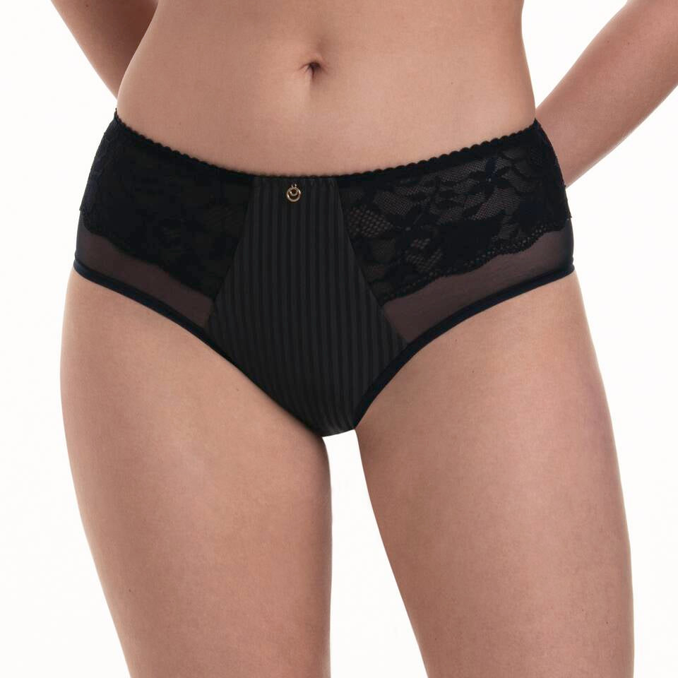 Culotte haute + noir Sita