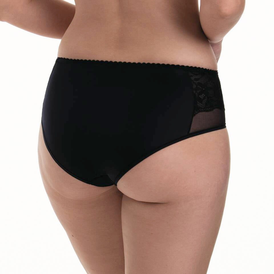 Culotte haute + noir Sita