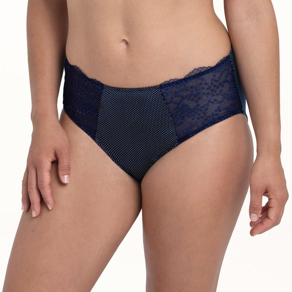Culotte haute Orely Bleu marine