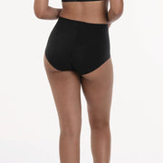 Slip haut sans couture invisible noir