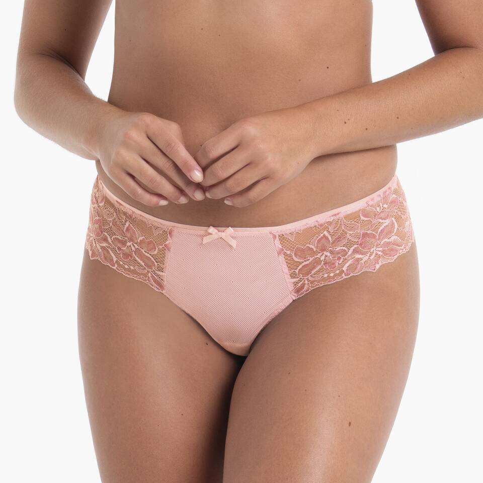 SUZETTE – Shorty élégante et confortable poudré
