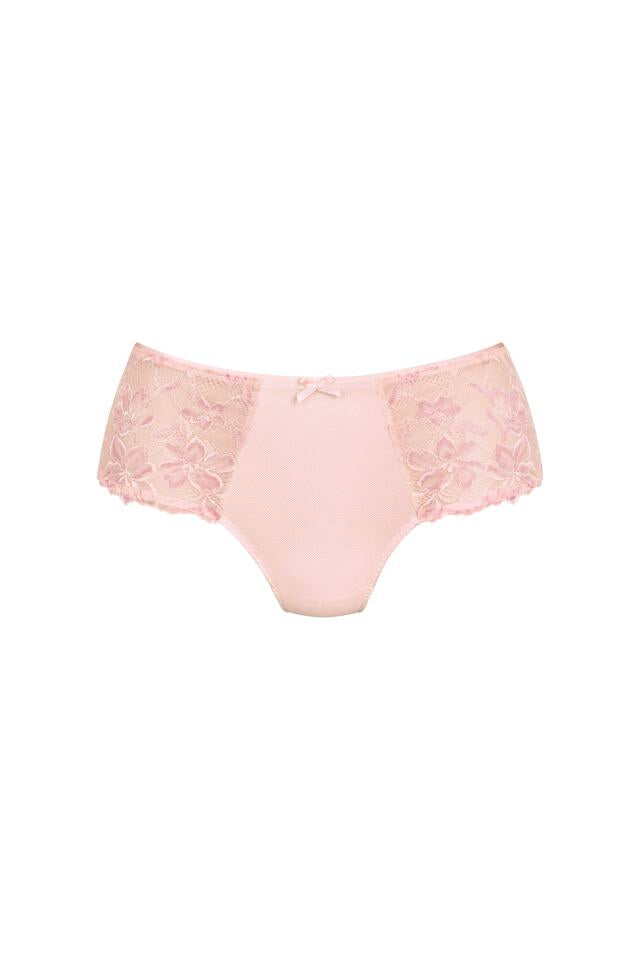 SUZETTE – Culotte taille haute poudré