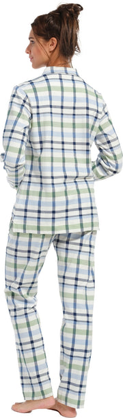 Pyjama chaud coton carreaux