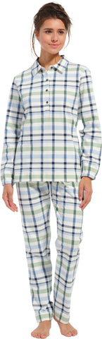 Pyjama chaud coton carreaux