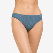 Slip Duo Avet – Lot de 2 culottes en coton Bleu