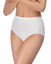 Culotte haute + coton microfibre poudre