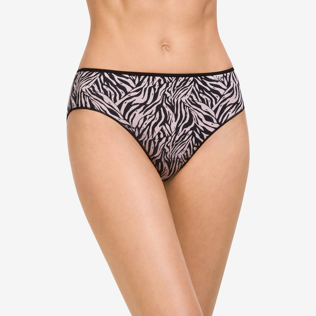 Culotte microfibre motif zébré