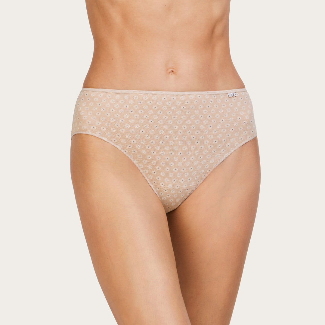 Slip haut coton nude