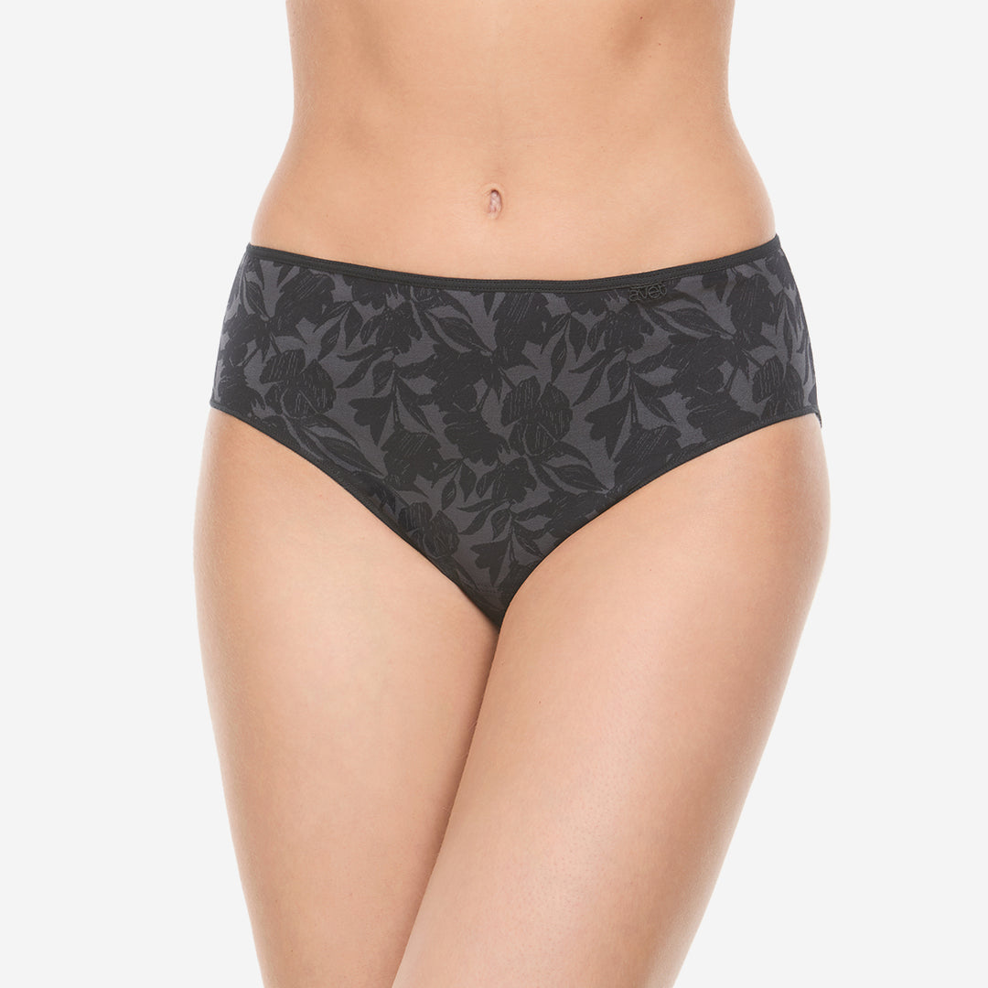 Culotte haute microfibre noir 32097