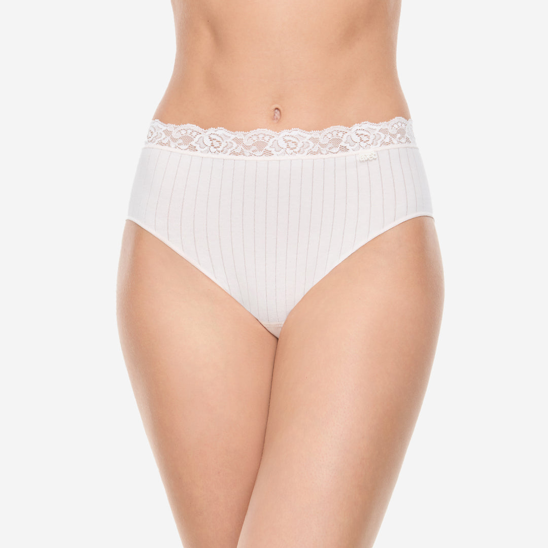 Culotte haute coton poudré - 32116