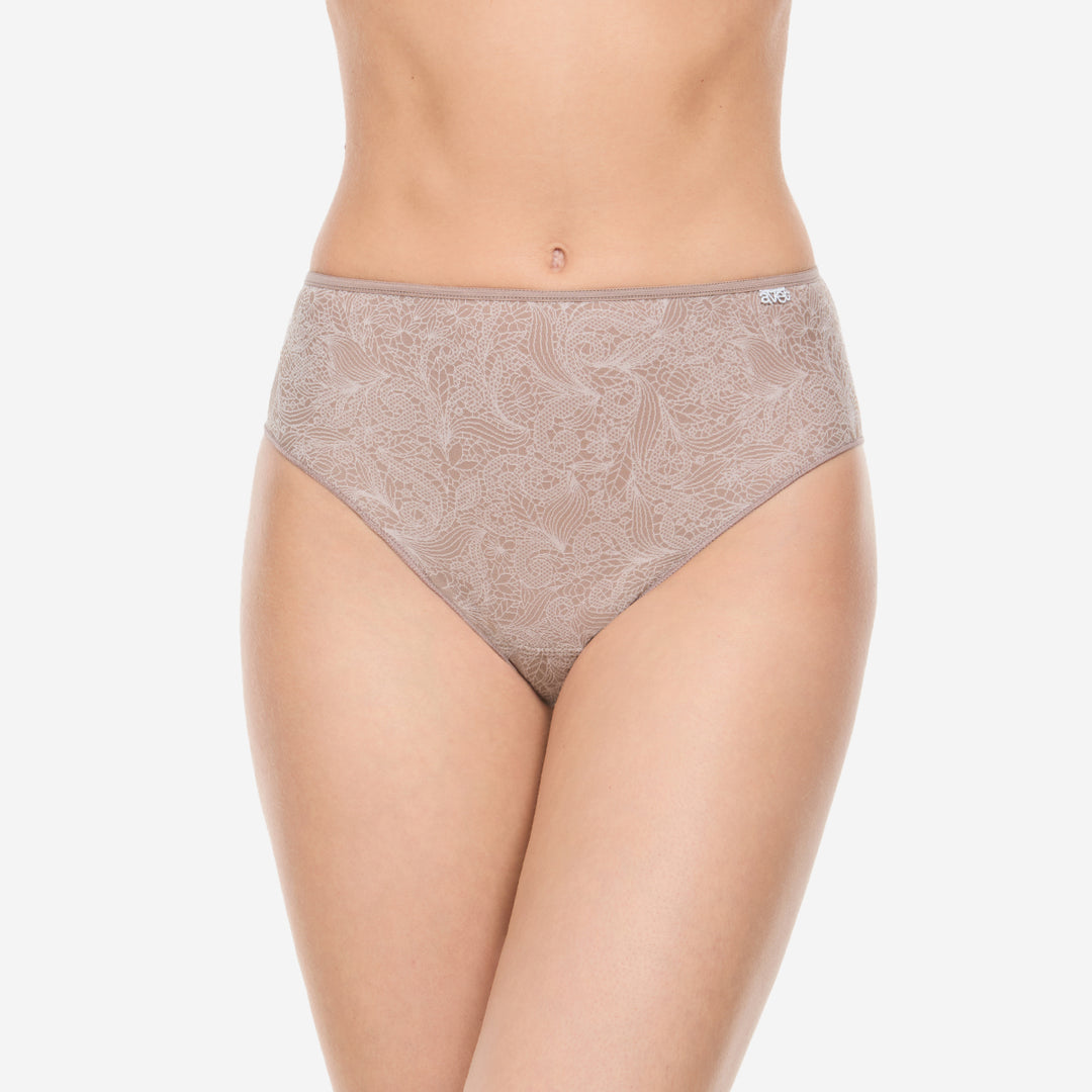 Culotte haute microfibre Praline 32119