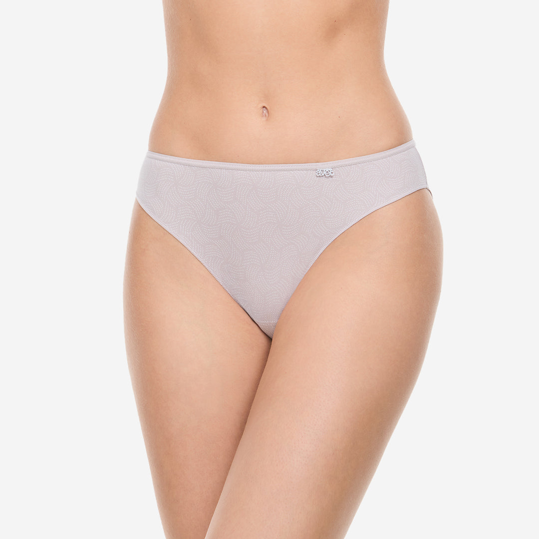 Lot de 2 slips taille basse bleu marine et nude - 256