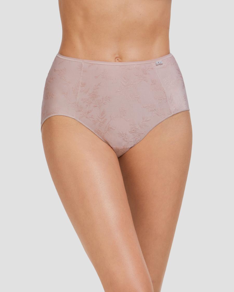 Culotte haute microfibre large rose