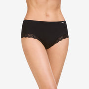 Shorty haute coton noir