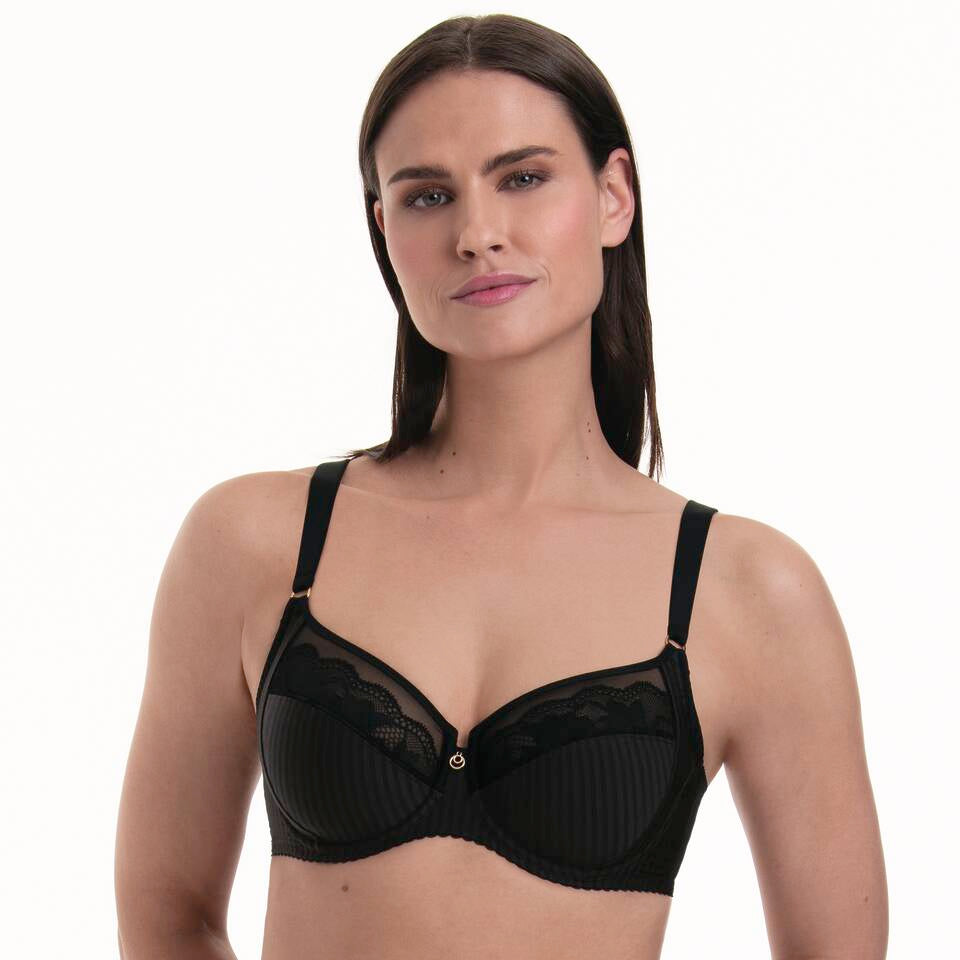 Soutien-gorge emboitant armature noir Sita