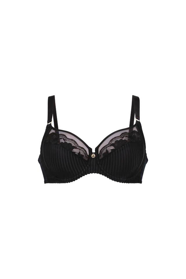 Soutien-gorge emboitant armature noir Sita
