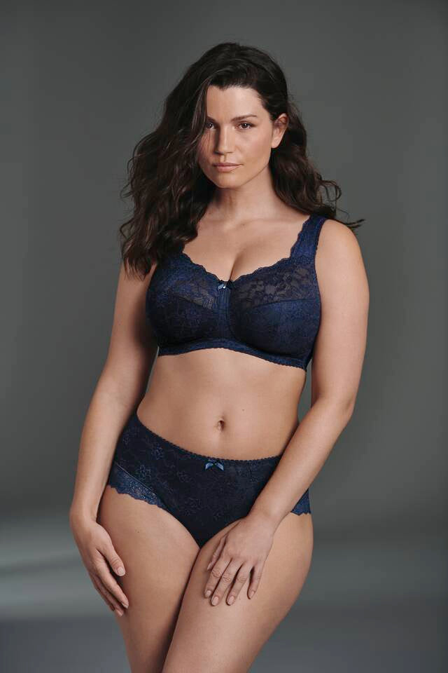 Soutien-gorge sans armature Bobette bleu marine