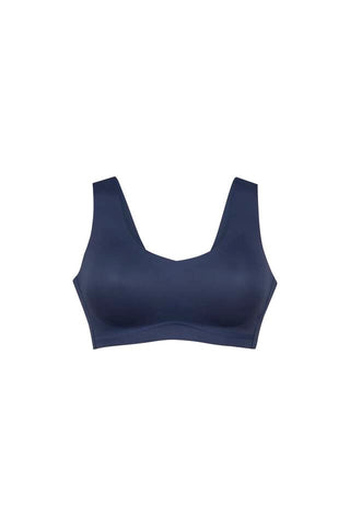 Brassière sans armature microfibre Bleu