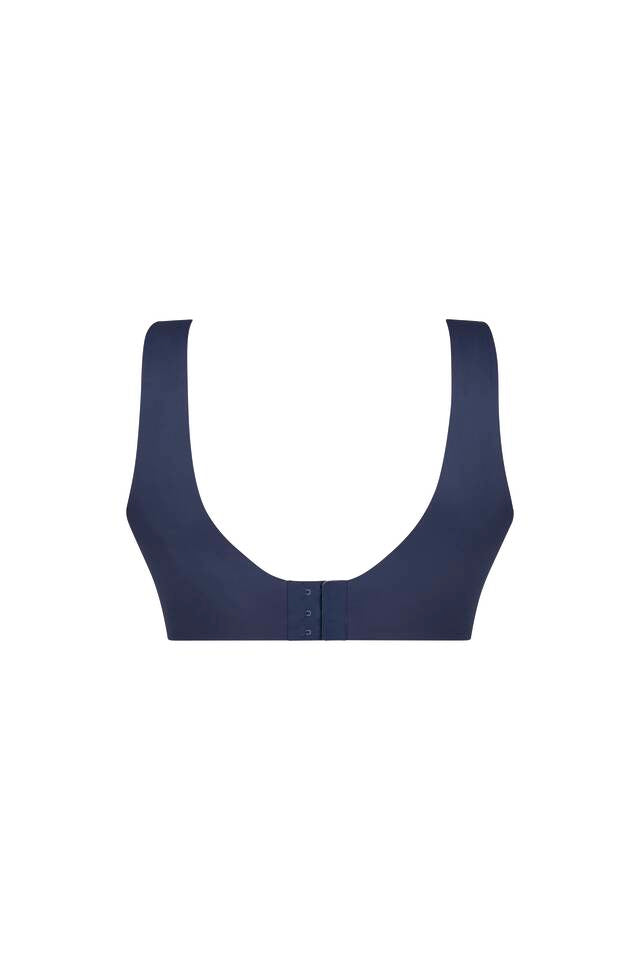 Brassière sans armature microfibre Bleu