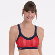 Soutien-gorge de sport Momentum Rouge/bleu