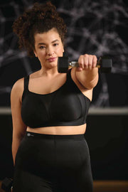 Soutien-gorge sport noir smart contrôle