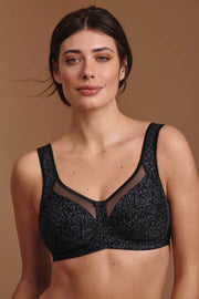 Soutien-gorge sans armature Clara art noir