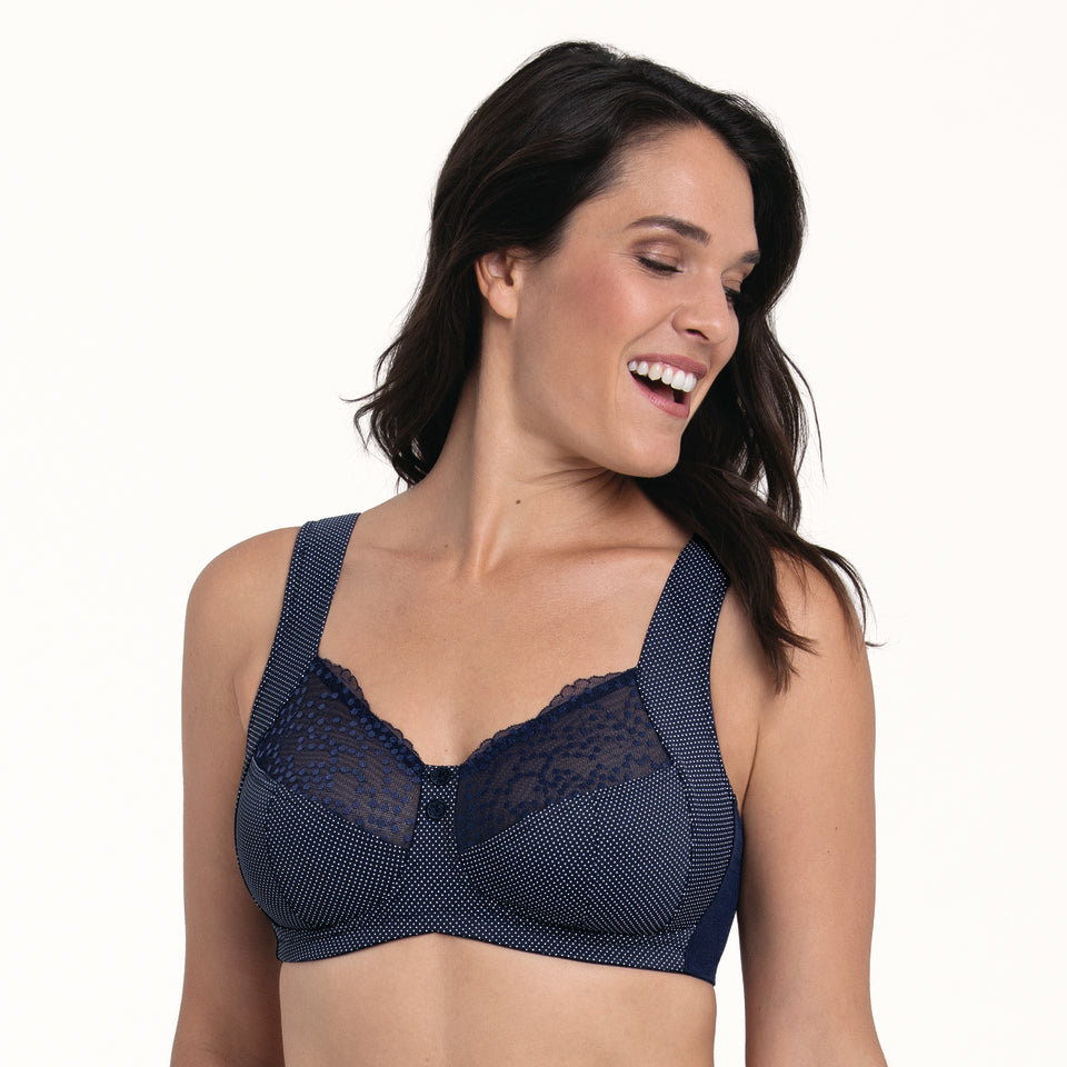 Soutien-gorge sans armature confort Orely Bleu marine