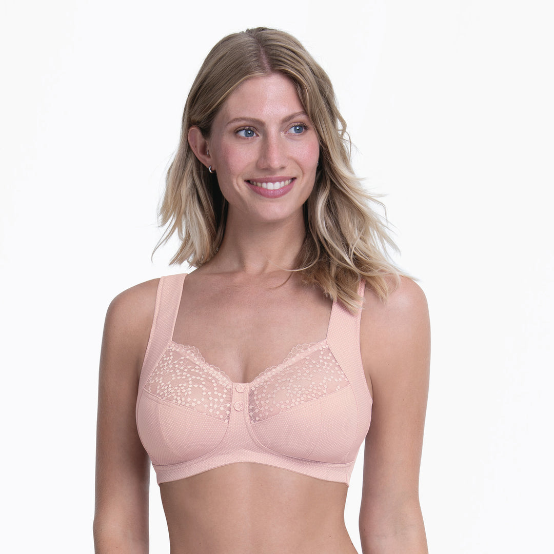 Soutien-gorge sans armature confort Orely Bois de Rose