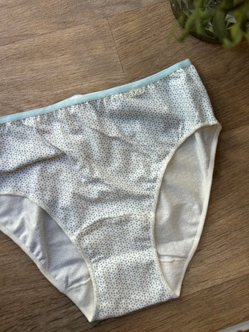 Culotte haute Coton bleu ciel 32055