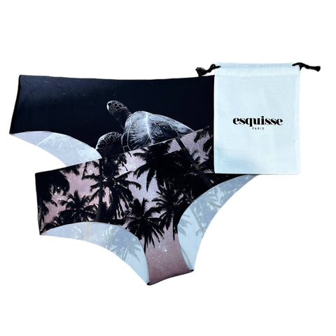 Coffret Noël : Culottes Tortue et Palmiers Etoiles sans couture