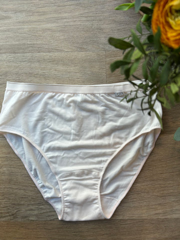 Culotte haute Tencel poudré
