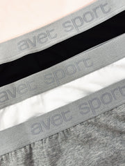 3 culottes coton haute