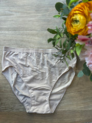 Culotte haute Tencel nude