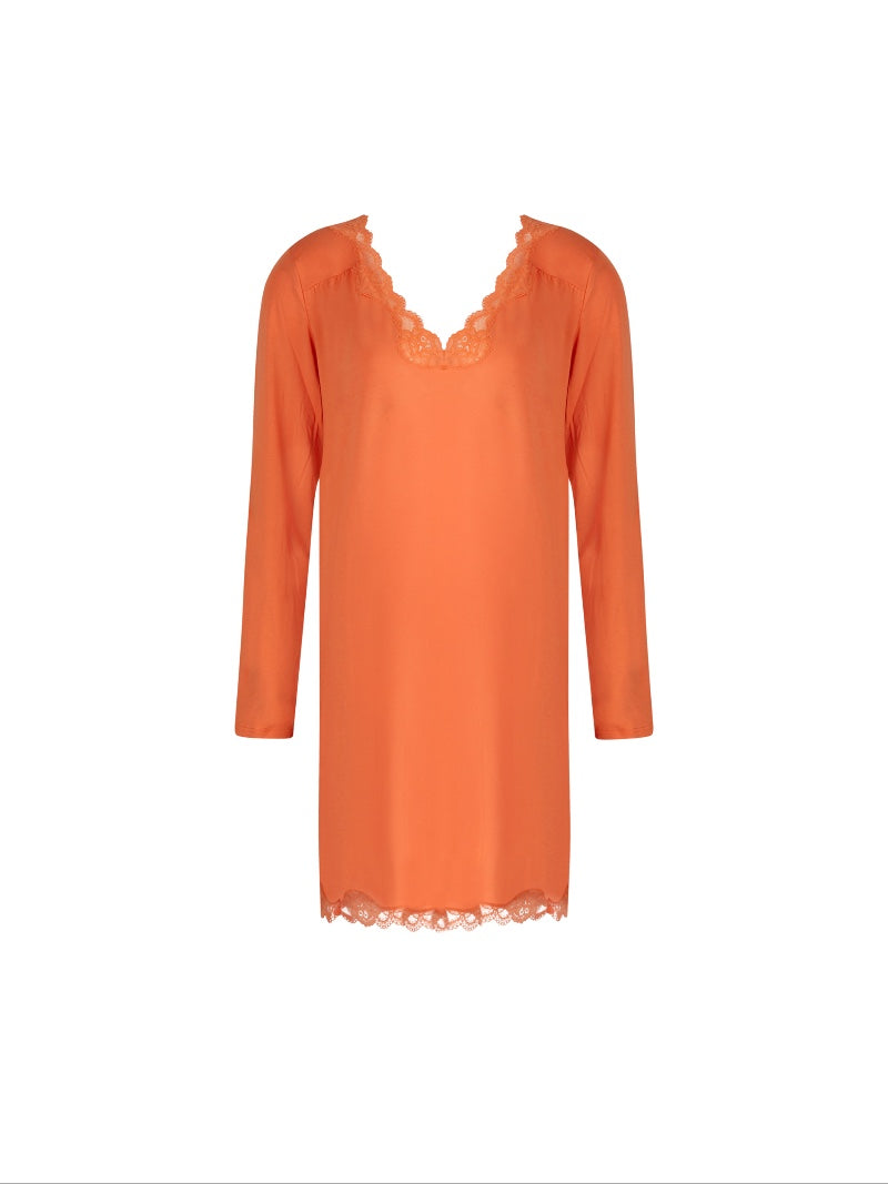 Chemise de nuit bien être Simply perfect orange safran