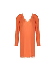 Chemise de nuit bien être Simply perfect orange safran