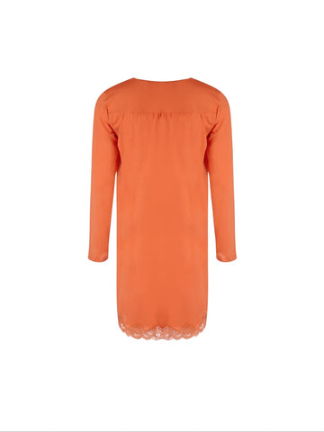 Chemise de nuit bien être Simply perfect orange safran