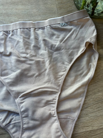 Culotte haute Tencel nude