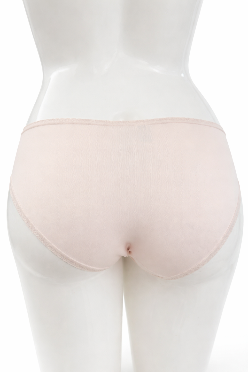 Slip haut basique microfibre – Rose poudré