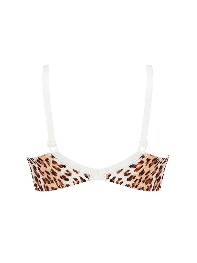 Soutien-gorge corbeille fitting Panthère sensuelle