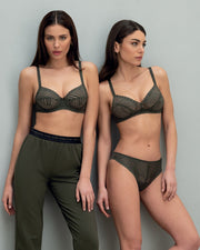 Soutien-gorge sans armature Tressage graphic Eclat aventure