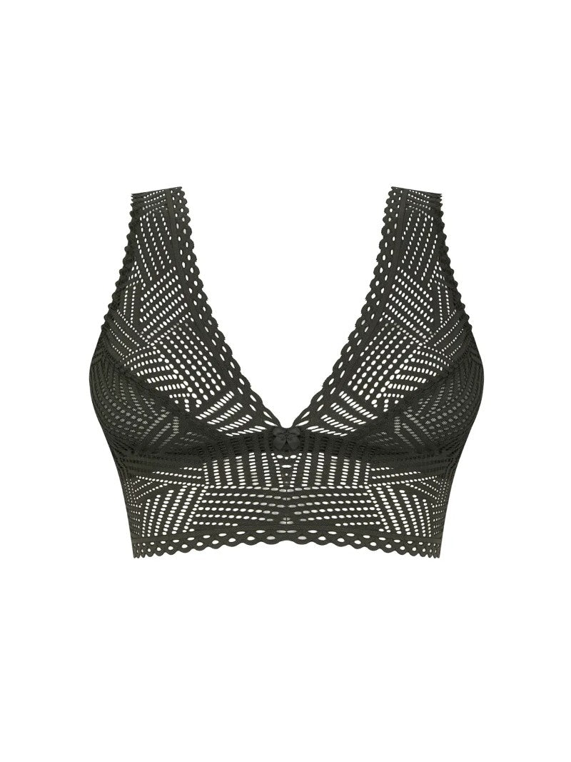 Brassière sans armature Tressage graphic Eclat aventure