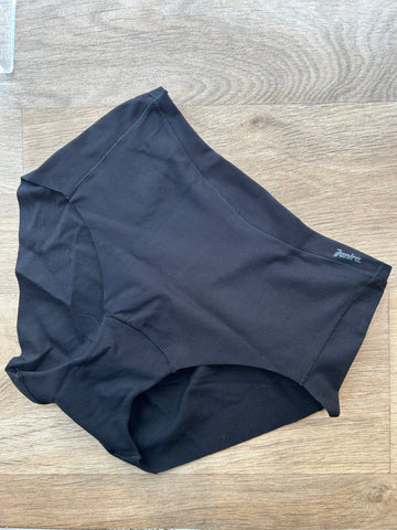Culotte taille haute  skin coton Noir