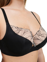 Soutien-gorge semi emboitant Tatoo Love noir