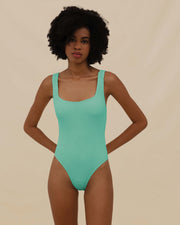 Maillot de bain 1 pièce coloré Calista Pistachio